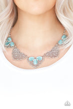Load image into Gallery viewer, Paparazzi ~ East Coast Essence ~ Blue Necklace Set (Life of the Party Exclusive)