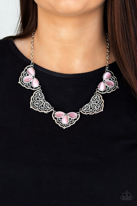 Paparazzi ~ East Coast Essence ~ Pink Necklace Set
