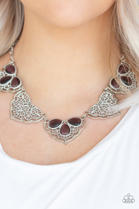 Paparazzi ~ East Coast Essence ~ Purple Necklace Set