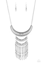 Load image into Gallery viewer, Paparazzi ~ Eastern Empress ~ Silver Necklace Set