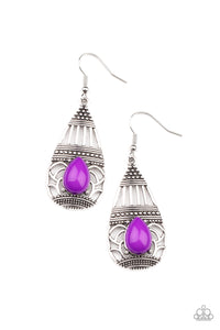 Paparazzi ~ Eastern Essence ~ Purple Earrings