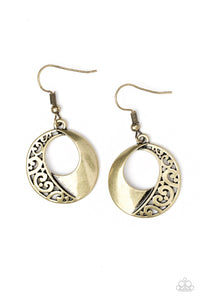 Paparazzi ~ Eastside Excursionist ~ Brass Earrings