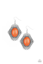 Load image into Gallery viewer, Paparazzi ~ Easy As PIONEER ~ Orange Earrings