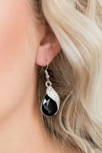 Load image into Gallery viewer, Paparazzi ~ Easy Elegance ~ Black Earrings