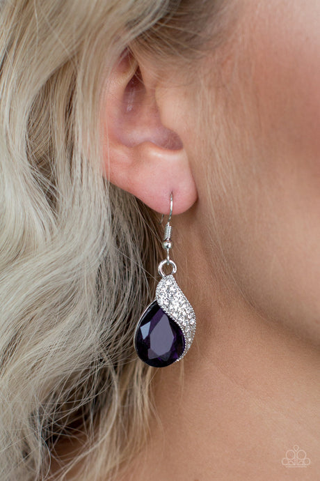 Paparazzi ~ Easy Elegance ~ Purple Earrings