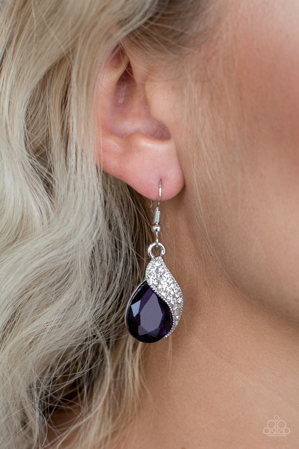 Paparazzi ~ Easy Elegance ~ Purple Earrings