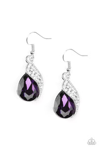 Paparazzi ~ Easy Elegance ~ Purple Earrings