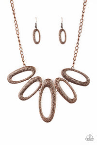 Paparazzi ~ Easy, TIGRESS! ~ Copper Necklace Set
