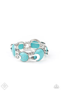 Paparazzi ~ Elemental Goddess ~ Blue Turquoise Necklace and Bracelet Set ( Fashion Fix Exclusive)