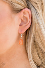 Load image into Gallery viewer, Paparazzi ~ Eden Dew ~ Orange Necklace Set (Fashion Fix Exclusive)