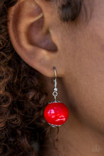 Load image into Gallery viewer, Paparazzi ~ Effortlessly Everglades ~ Red Wooden Bead Necklace Set