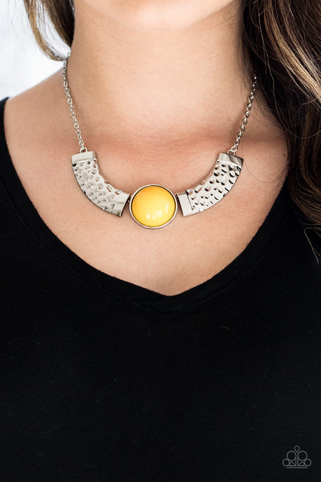 Paparazzi ~ Egyptian Spell ~ Yellow Necklace Set
