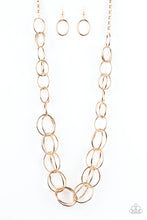Load image into Gallery viewer, Paparazzi - Elegantly Ensnared - Gold Necklace Set - Klassy Jewelz Boutique