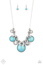 Load image into Gallery viewer, Paparazzi ~ Elemental Goddess ~ Blue Turquoise Necklace and Bracelet Set ( Fashion Fix Exclusive)