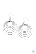 Load image into Gallery viewer, Paparazzi ~ Elliptical Elegance ~ Silver Earrings