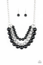 Load image into Gallery viewer, Paparazzi ~ Empire State Empress ~ Black Necklace Set