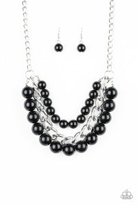 Paparazzi ~ Empire State Empress ~ Black Necklace Set