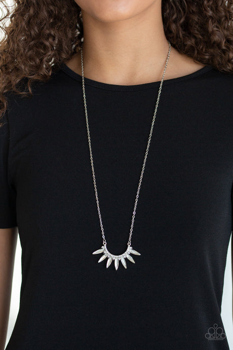 Paparazzi - Empirical Elegance - White Necklace Set (Life of the Party Exclusive)