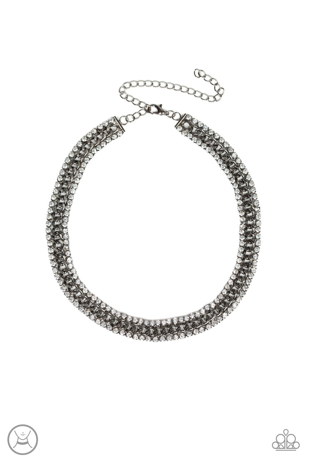 Paparazzi ~ Empo-HER-ment ~ Black Choker Necklace