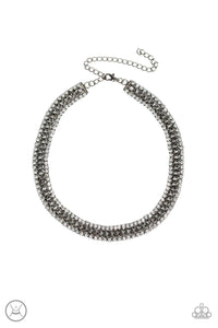 Paparazzi ~ Empo-HER-ment ~ Gold Choker Necklace Set