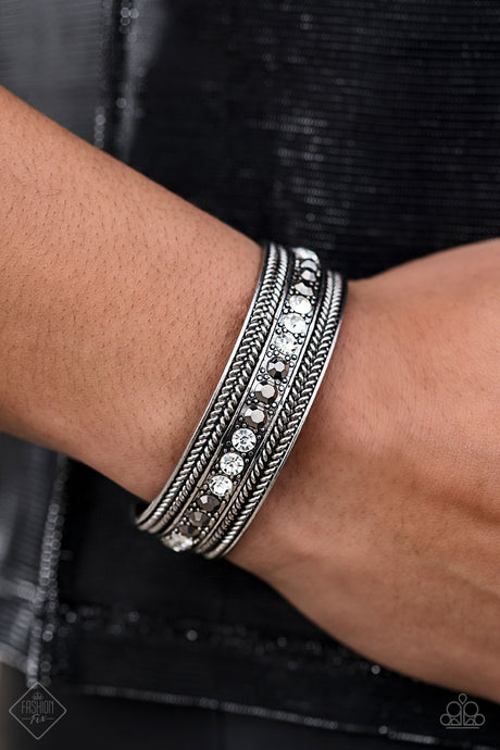 Paparazzi ~ Empress Etiquette ~ Silver Cuff Bracelet (Fashion Fix Exclusive)