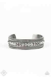 Paparazzi ~ Empress Etiquette ~ Silver Cuff Bracelet (Fashion Fix Exclusive)