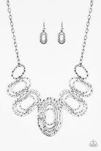 Load image into Gallery viewer, Paparazzi ~ Empress Impressions ~ Silver Necklace Set