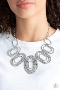Paparazzi ~ Empress Impressions ~ Silver Necklace Set