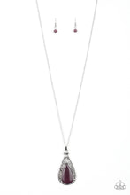 Load image into Gallery viewer, Paparazzi ~ Enchanted Eden ~ Purple Necklace Set