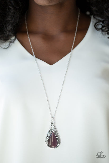 Paparazzi ~ Enchanted Eden ~ Purple Necklace Set