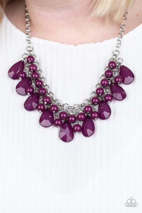 Paparazzi ~ Endless Effervescence ~ Purple Necklace Set