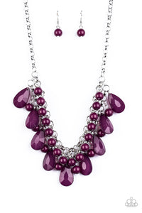 Paparazzi ~ Endless Effervescence ~ Purple Necklace Set
