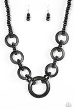 Load image into Gallery viewer, Paparazzi ~ Endless Summer ~ Black Wooden Bead Necklace Set