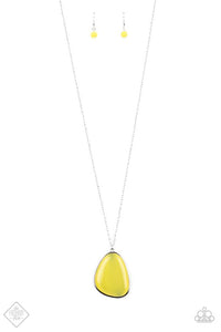 Paparazzi ~ Ethereal Experience ~ Yellow Necklace Set (Fashion Fix Exclusive)