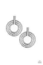 Load image into Gallery viewer, Paparazzi ~ Ever Elliptical ~ Silver Post Earrings