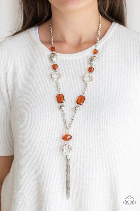 Paparazzi ~ Ever Enchanting ~ Brown Necklace Set