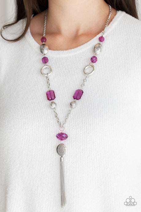 Paparazzi ~ Ever Enchanting ~ Purple Necklace Set