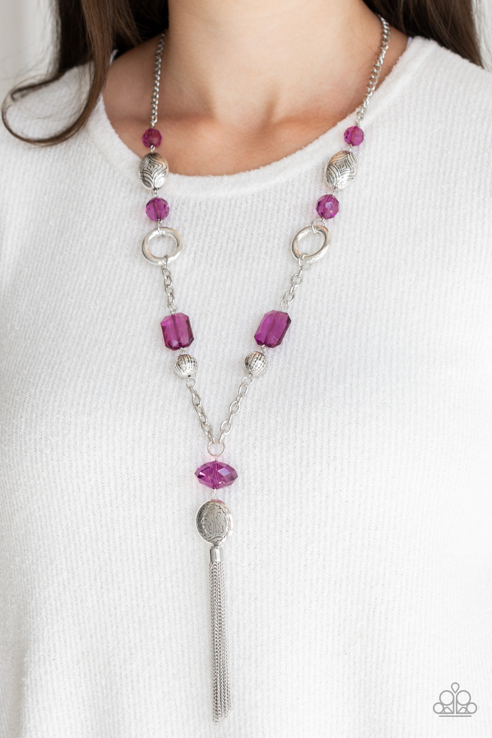 Paparazzi ~ Ever Enchanting ~ Purple Necklace Set