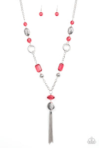 Paparazzi ~ Ever Enchanting ~ Red Necklace Set