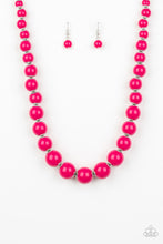 Load image into Gallery viewer, Paparazzi ~ Everyday Eye Candy ~ Pink Bead Necklace Set