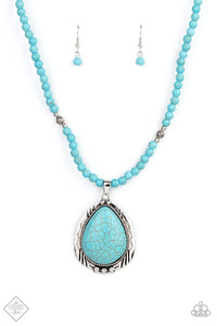 Paparazzi ~ Evolution ~ Blue Turquoise  Necklace Set (Fashion Fix Exclusive)
