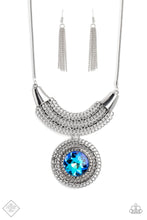 Load image into Gallery viewer, Paparazzi ~ Excalibur Extravagance ~ Blue Necklace &amp; Bracelet Set (Fashion Fix Exclusive)