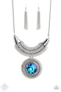 Paparazzi ~ Excalibur Extravagance ~ Blue Necklace & Bracelet Set (Fashion Fix Exclusive)