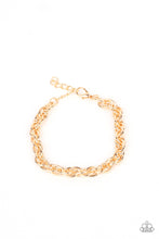 Load image into Gallery viewer, Paparazzi ~ Extra Entrepreneur ~ Men&#39;s Gold Urban Necklace and Bracelet Set