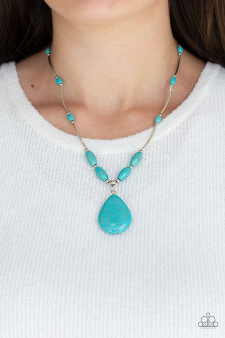Paparazzi ~ Explore The Elements ~ Blue Necklace Set