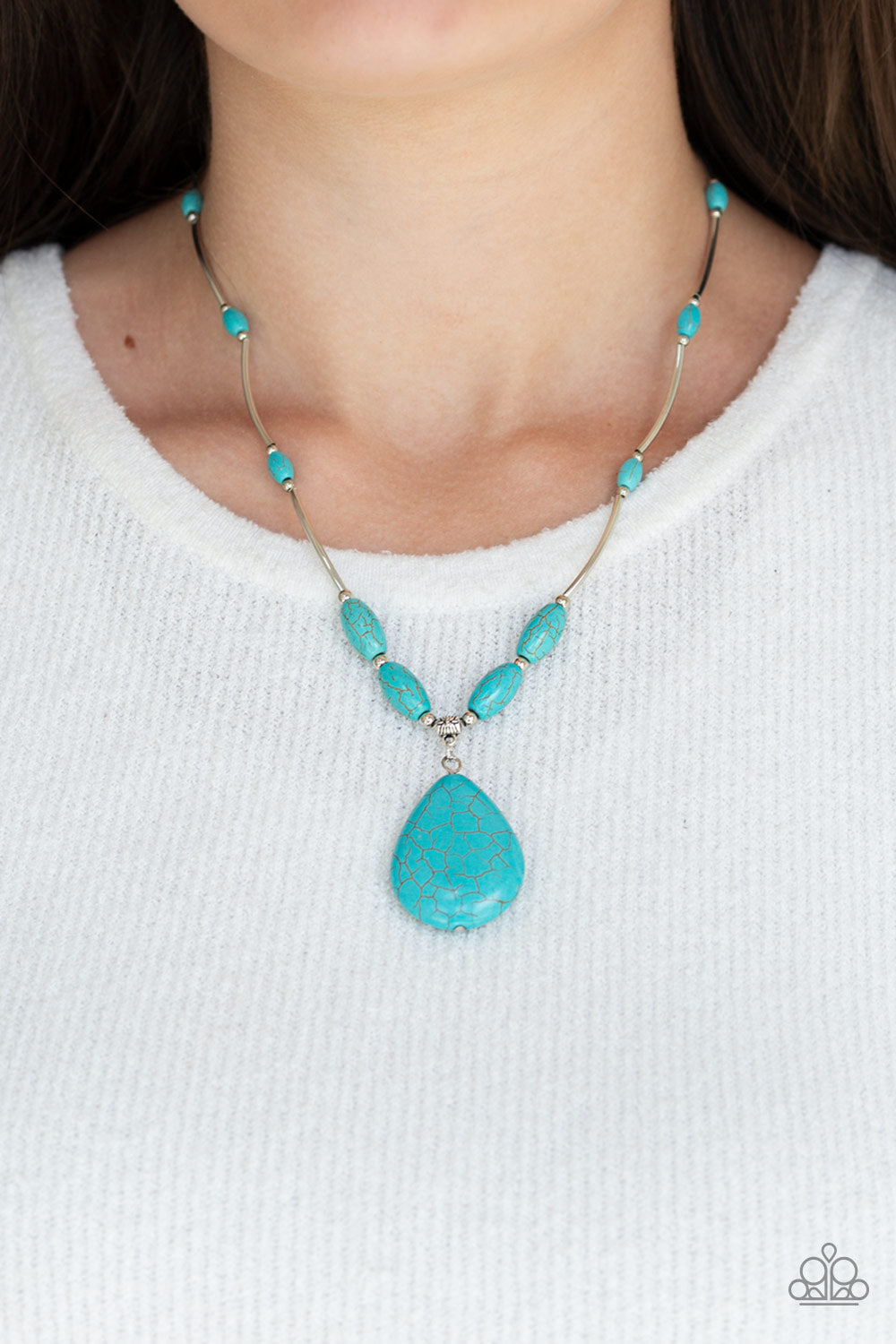 Paparazzi ~ Explore The Elements ~ Blue Necklace Set