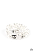 Load image into Gallery viewer, Paparazzi ~ Exquisitely Elegant ~ White Bead Bracelet