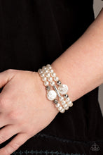 Load image into Gallery viewer, Paparazzi ~ Exquisitely Elegant ~ White Bead Bracelet