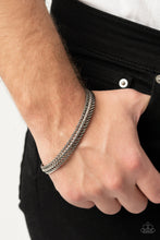 Load image into Gallery viewer, Paparazzi ~ Extra Extraordinary ~ Men&#39;s Silver Necklace and Bracelet Set