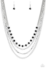 Load image into Gallery viewer, Paparazzi ~ Extravagant Elegance ~ Black Necklace Set